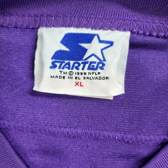 Vintage Starter Randy Moss #84 Minnesota Vikings Jersey Youth XL 18-20 1999 NFL - Picture 3 of 16